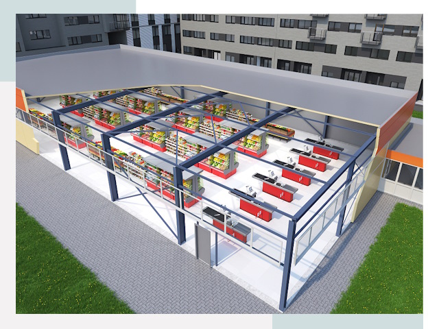 Строительство магазинов в Мытищи от 609 руб. за м²