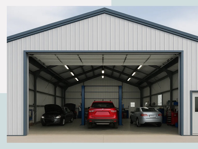 Ангары из сэндвич панелей от 609 руб. в Мытищи