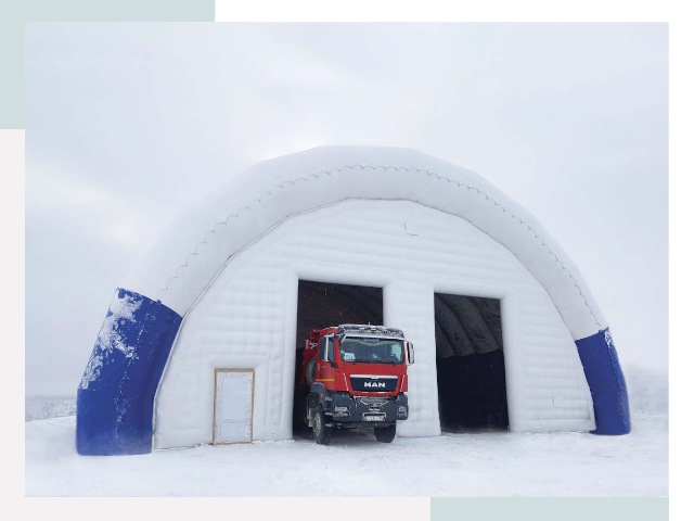 Мобильные ангары в Мытищах