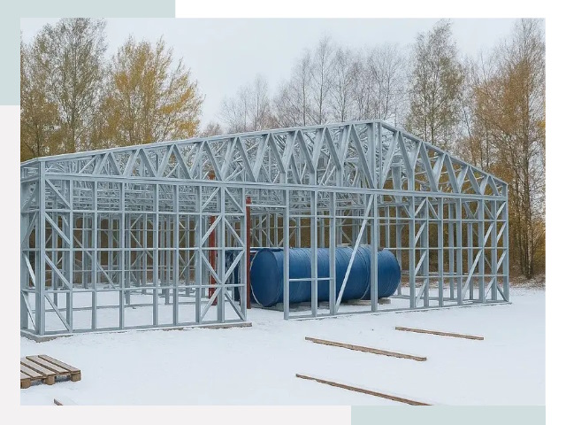 Металлические ангары в Мытищах