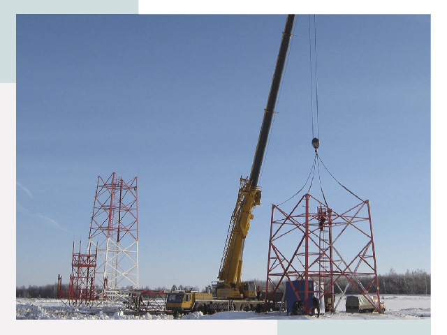 Монтаж вышек связи в Мытищах