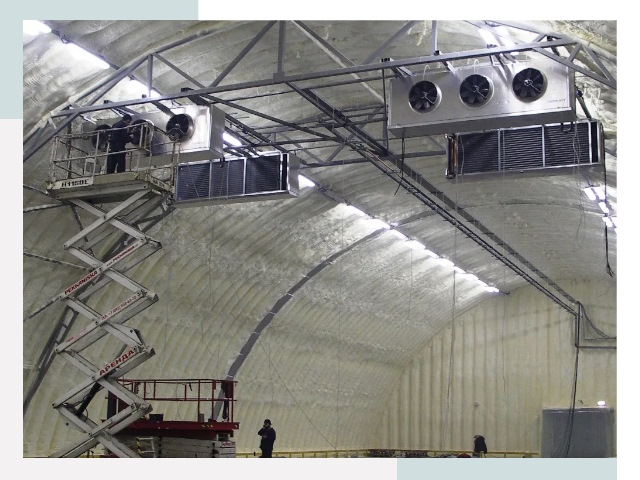 Оснащение ангаров в Мытищах