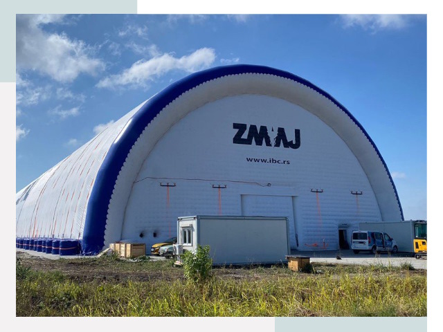 Брендирование ангаров в Мытищах